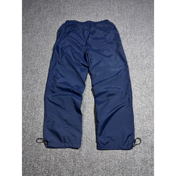 Vintage Nike Track Pants Mens Y2K Gray Tag Navy Nylon Size M - Picture 5 of 10